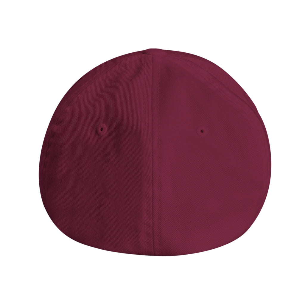 Back maroon baseball cap no adjustable strap. Classy look and confortable wear. 